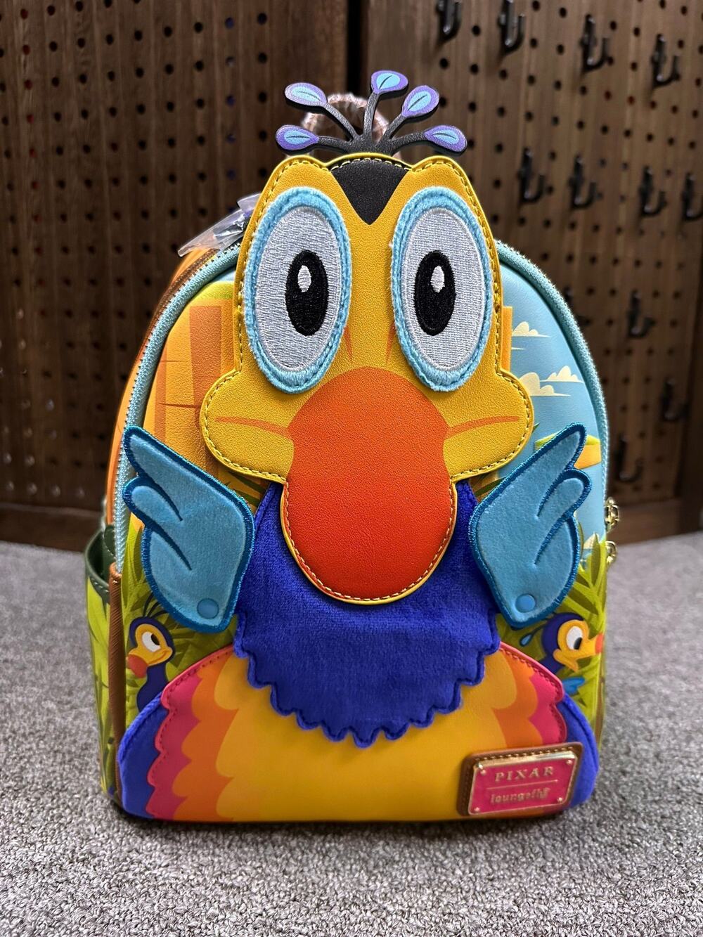 Loungefly Hard Tag Kevin Mini Backpack NWT